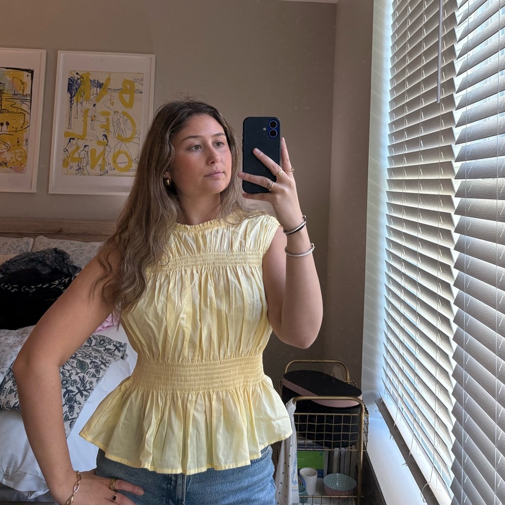 Joes jeans yellow top